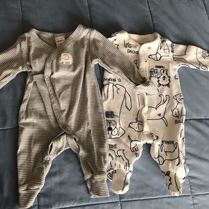 2 Carters Newborn One-piece
